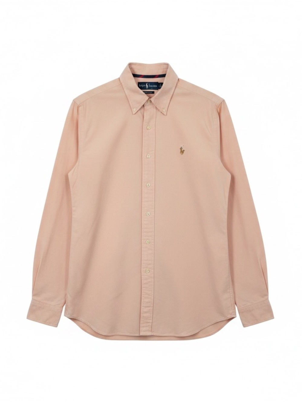 Ralph Lauren Light Peach Button-Down Oxford Shirt - Men's